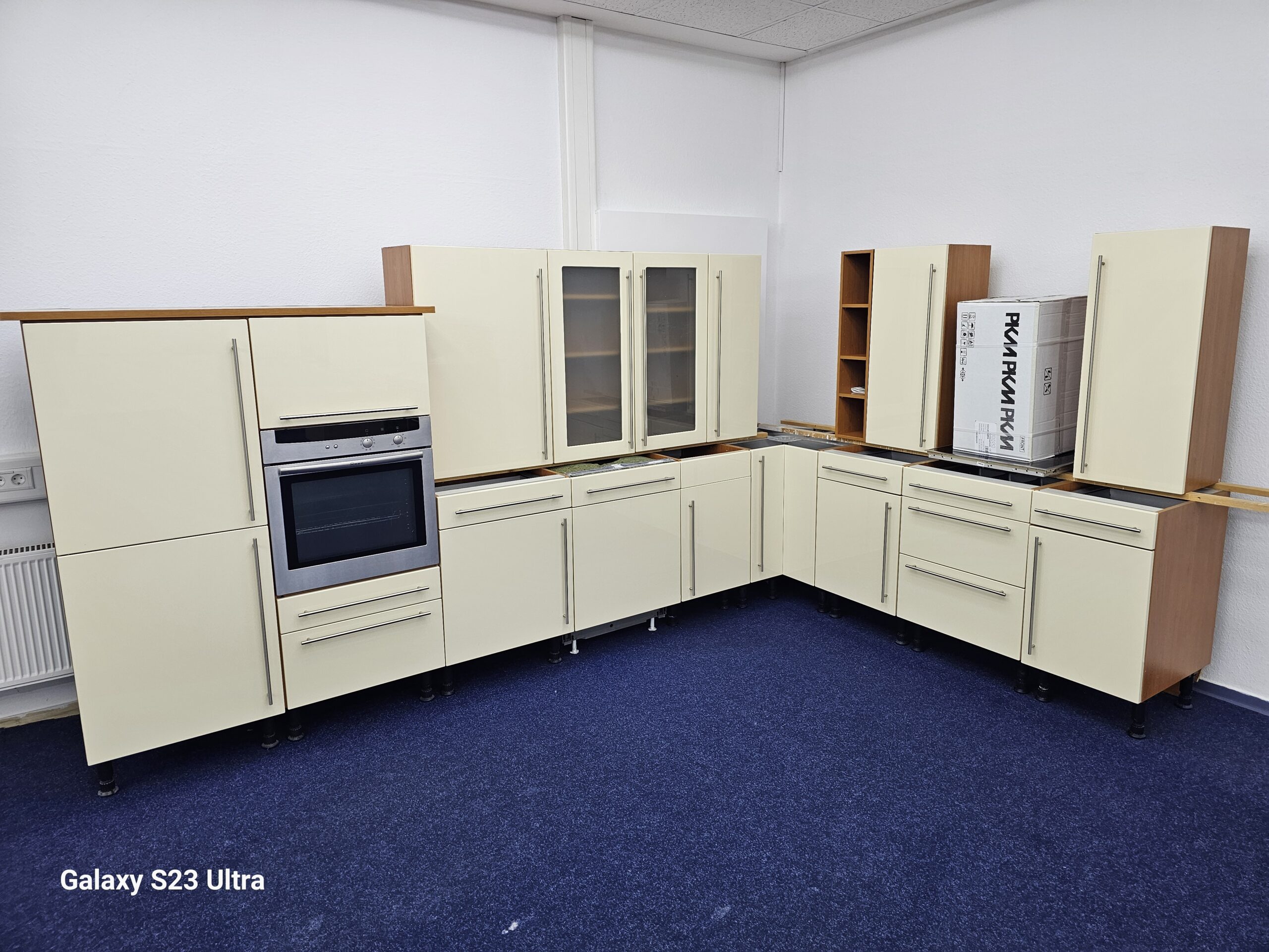 Moderne NOLTE BEIGE KÜCHE e-Geräte Lieferung GRATIS